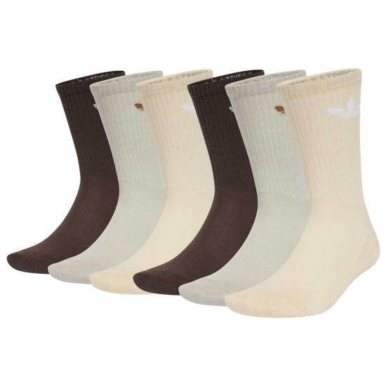 Adidas Κάλτσες Trefoil Cushion Crew Socks 6 pairs